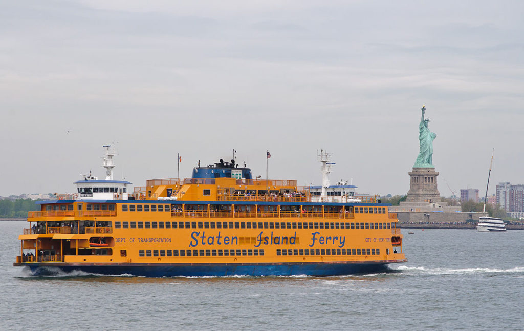 The Staten Island ferry is how to get around New York City while taking in its most iconic sights ... photo by CC user InSapphoWeTrust on Flickr
